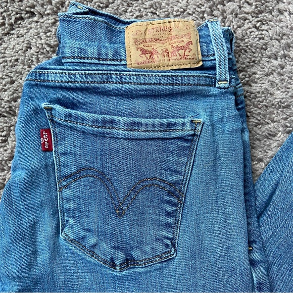 Levi’s 505 Straight Medium Wash Jeans Size 4 - Picture 4 of 6